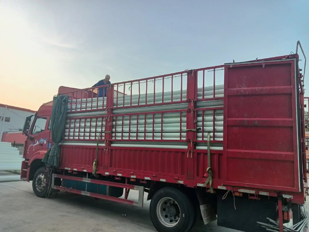 HB-BWFRP电缆保护管 湖北长坂桥 发货实拍